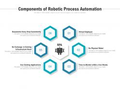 Components of robotic process automation