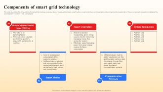 Components Of Smart Grid Technology Smart Grid Vs Conventional Grid