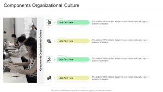 Components Organizational Culture In Powerpoint And Google Slides Cpb