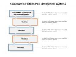 Components performance management systems ppt powerpoint presentation styles cpb