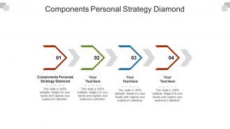 Components personal strategy diamond ppt powerpoint presentation ideas templates cpb