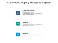 Components property management system ppt powerpoint presentation outline show cpb
