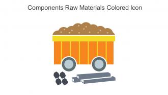 Components Raw Materials Colored Icon In Powerpoint Pptx Png And Editable Eps Format