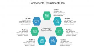Components recruitment plan ppt powerpoint presentation professional designs cpb