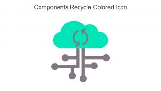 Components Recycle Colored Icon In Powerpoint Pptx Png And Editable Eps Format