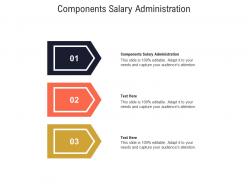 Components salary administration ppt powerpoint presentation styles objects cpb