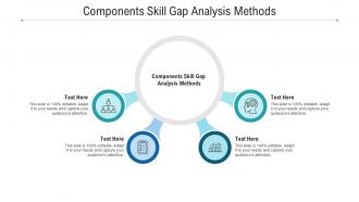 Components skill gap analysis methods ppt powerpoint presentation icon maker cpb