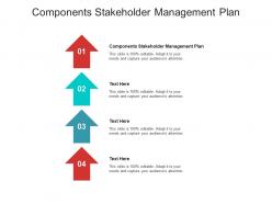 Components stakeholder management plan ppt powerpoint presentation slides files cpb
