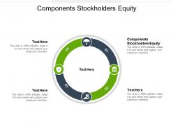 Components stockholders equity ppt powerpoint presentation visual aids files cpb