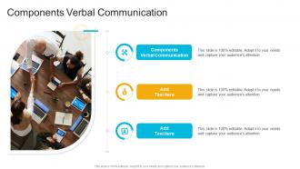 Components Verbal Communication In Powerpoint And Google Slides Cpb