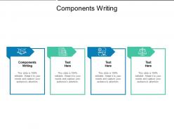 Components writing ppt powerpoint presentation visuals cpb