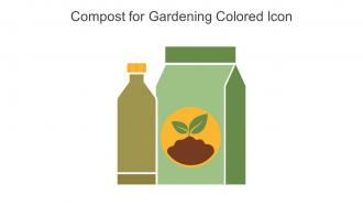 Compost For Gardening Colored Icon In Powerpoint Pptx Png And Editable Eps Format