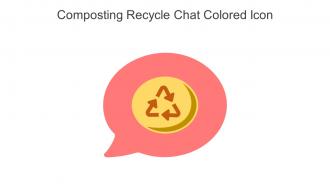 Composting Recycle Chat Colored Icon In Powerpoint Pptx Png And Editable Eps Format