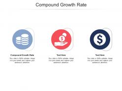 Compound growth rate ppt powerpoint presentation file visual aids cpb