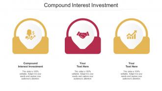 Compound interest investment ppt powerpoint presentation infographics slide portrait cpb