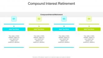 Compound Interest Retirement In Powerpoint And Google Slides Cpb