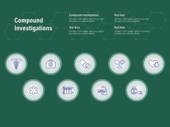 Compound investigations ppt powerpoint presentation layouts samples