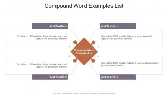 Compound Word Examples List In Powerpoint And Google Slides Cpb