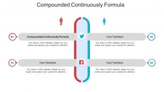 Compounded continuously formula ppt powerpoint presentation file layouts cpb
