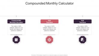 Compounded Monthly Calculator In Powerpoint And Google Slides Cpb