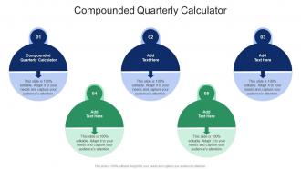 Compounded Quarterly Calculator In Powerpoint And Google Slides Cpb