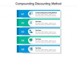 Compounding discounting method ppt powerpoint presentation slides objects cpb