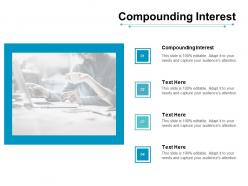 Compounding interest ppt powerpoint presentation slides portfolio cpb