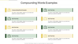 Compounding Words Examples In Powerpoint And Google Slides Cpb