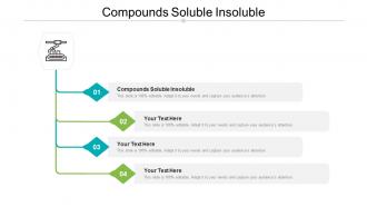 Compounds soluble insoluble ppt powerpoint presentation pictures backgrounds cpb