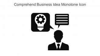 Comprehend Business Idea Monotone Icon In Powerpoint Pptx Png And Editable Eps Format