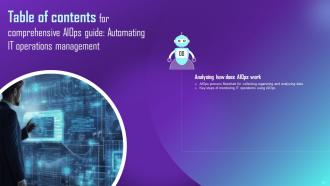 Comprehensive AIOps Guide Automating IT Operations Management Powerpoint Presentation Slides AI CD Multipurpose Ideas