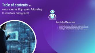 Comprehensive AIOps Guide Automating IT Operations Management Powerpoint Presentation Slides AI CD Compatible Image