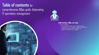 Comprehensive AIOps Guide Automating IT Operations Management Powerpoint Presentation Slides AI CD Appealing Image