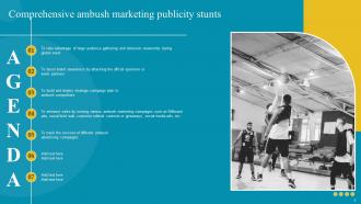 Comprehensive Ambush Marketing Publicity Stunts Powerpoint Presentation Slides MKT CD V Editable Aesthatic