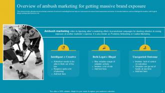 Comprehensive Ambush Marketing Publicity Stunts Powerpoint Presentation Slides MKT CD V Customizable Aesthatic