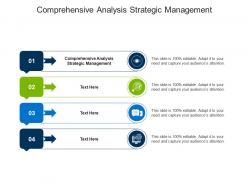 Comprehensive analysis strategic management ppt powerpoint presentation icon shapes cpb