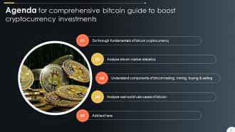 Comprehensive Bitcoin Guide To Boost Cryptocurrency Investments BCT CD Adaptable Pre-designed