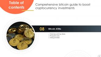 Comprehensive Bitcoin Guide To Boost Cryptocurrency Investments BCT CD Visual Template