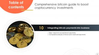 Comprehensive Bitcoin Guide To Boost Cryptocurrency Investments BCT CD Attractive Template