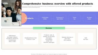 Comprehensive Business Overview With Offered Effective Guide To Reduce Costs Strategy SS V