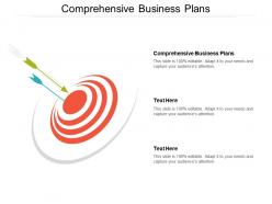 Comprehensive business plans ppt powerpoint presentation professional slide portrait cpb