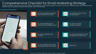 Comprehensive Checklist For Email Marketing Strategy