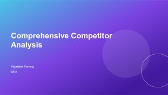 Comprehensive Competitor Analysis PPT Template AT