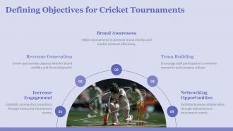 Comprehensive Cricket Tournament Presentation For Business Growth PPT H Informative Designed