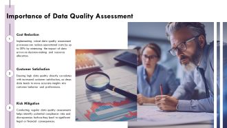 Comprehensive Data Quality Assessment And Dimension PPT Presentation AT Content Ready Designed
