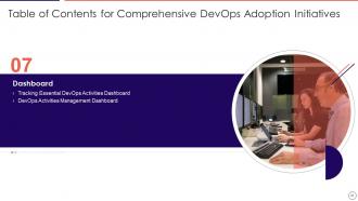 Comprehensive devops adoption initiatives it powerpoint presentation slides