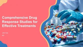 Comprehensive Drug Response Studies For Effective Treatments PPT Slides ST AI