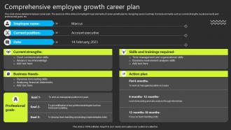Comprehensive Employee Growth Career Plan
