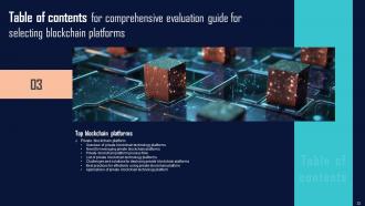 Comprehensive Evaluation Guide For Selecting Blockchain Platforms BCT CD Engaging Impactful