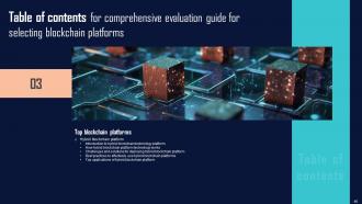 Comprehensive Evaluation Guide For Selecting Blockchain Platforms BCT CD Impactful Downloadable